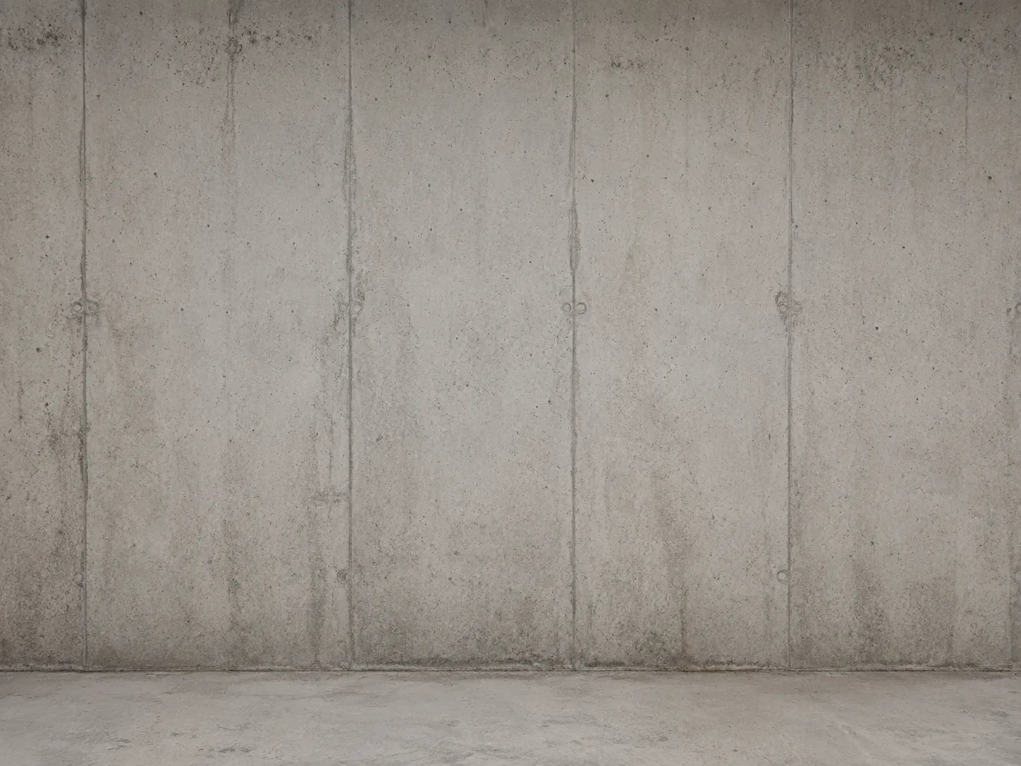 Betonnen kelderwand