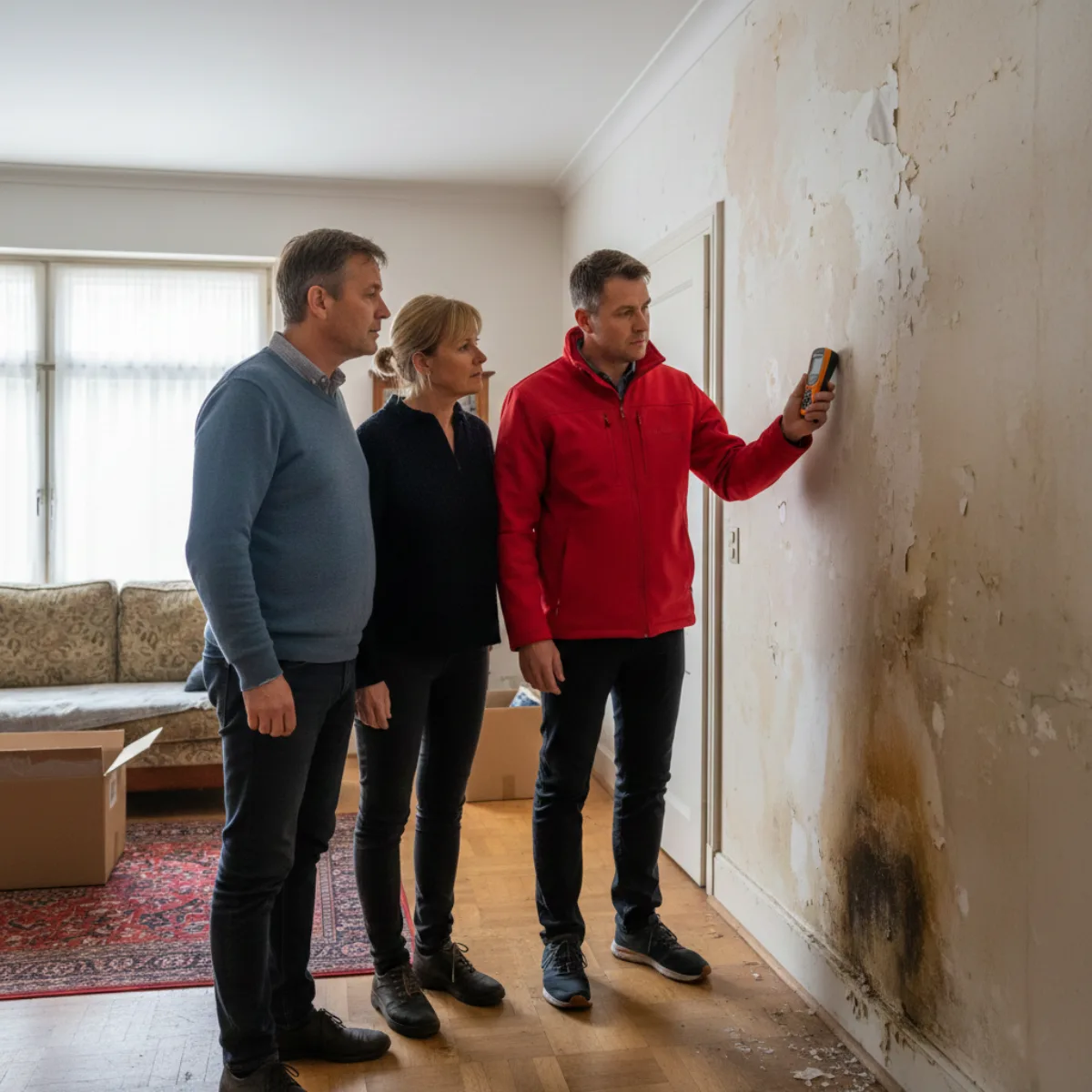 Afgewerkte droge muur na muurinjectie met garantie
