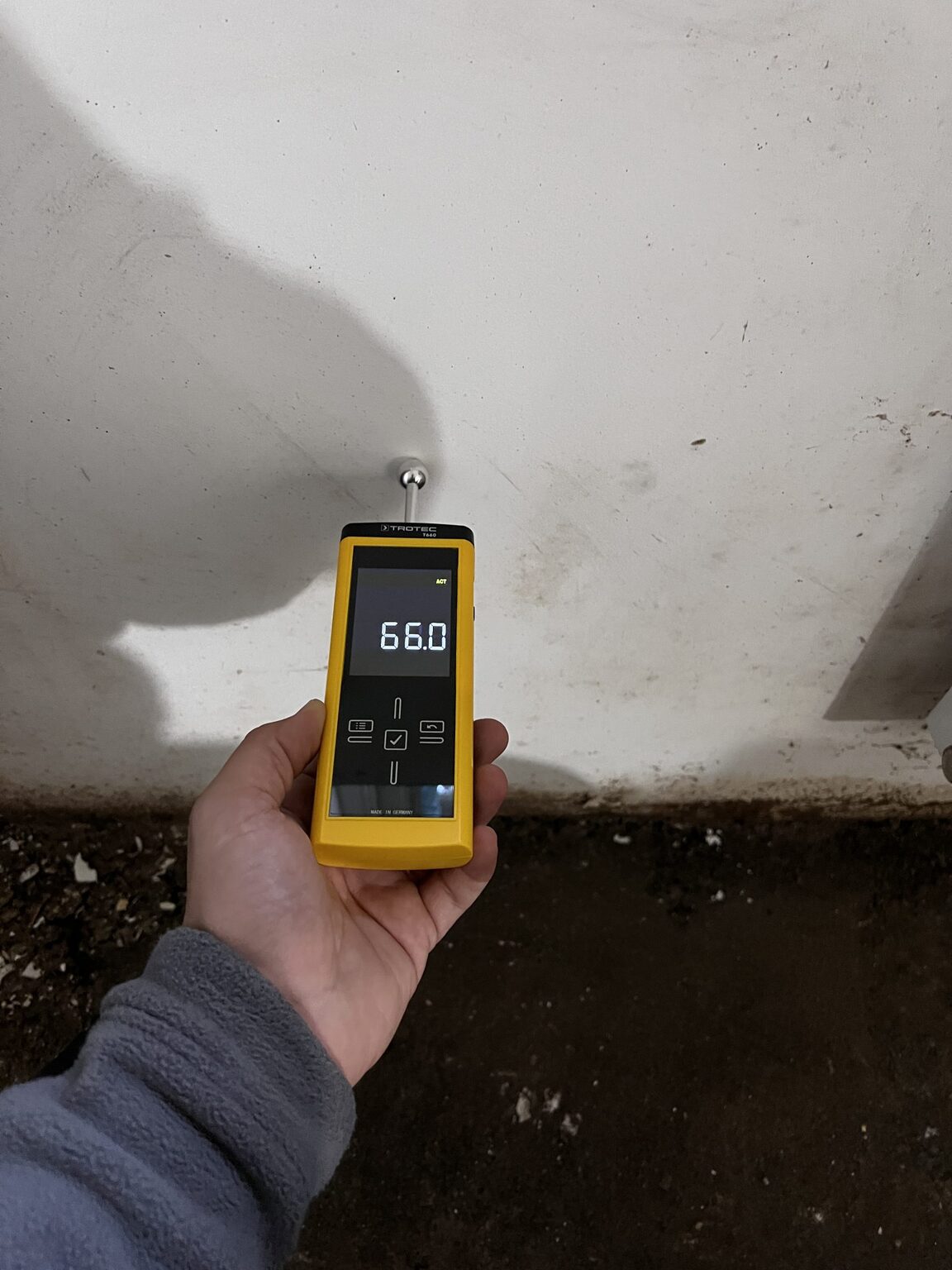 Controle van het droogverloop in de woning