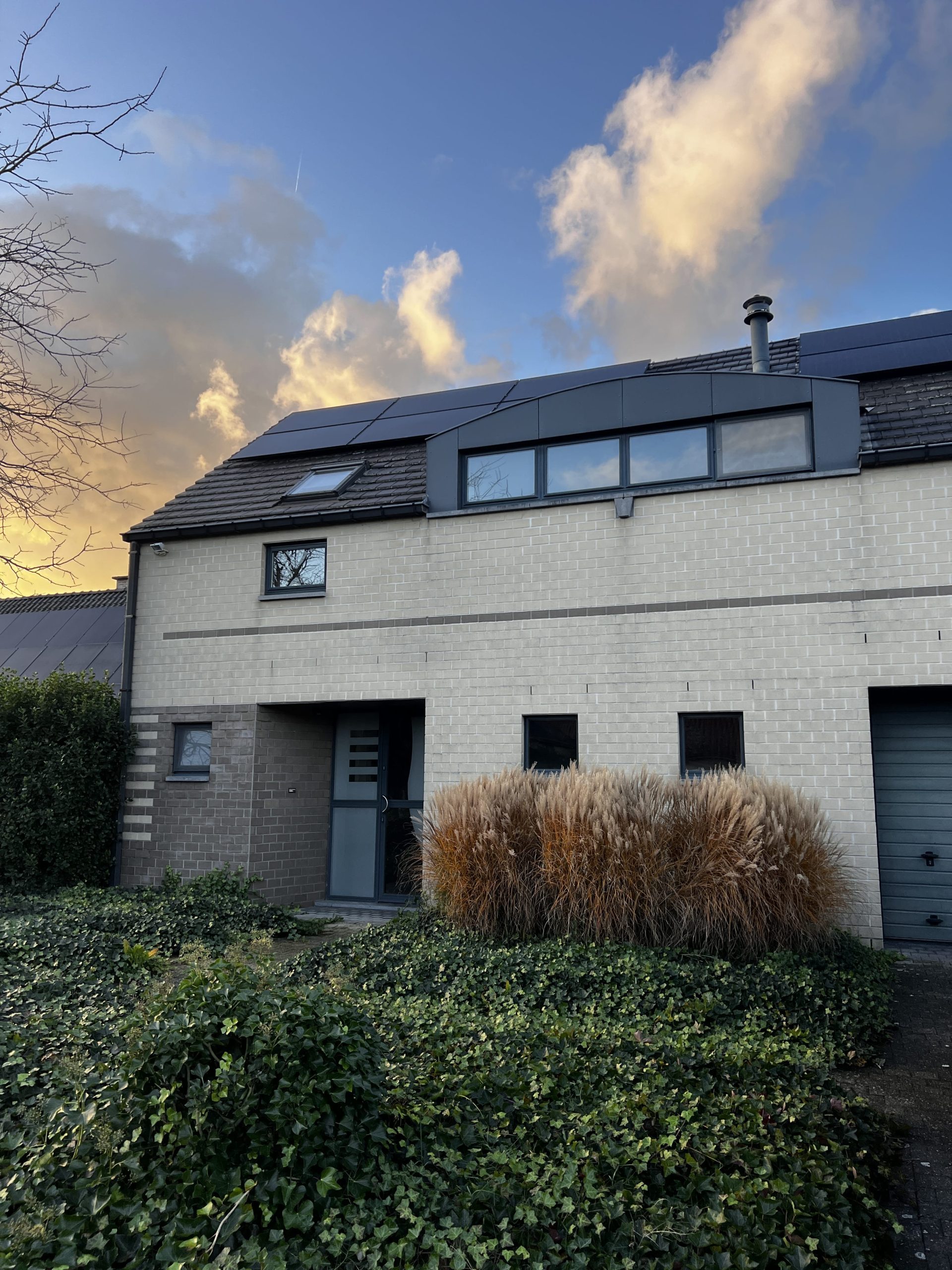 Vochtschade langs de onderkant van de muur in de woning te Mechelen