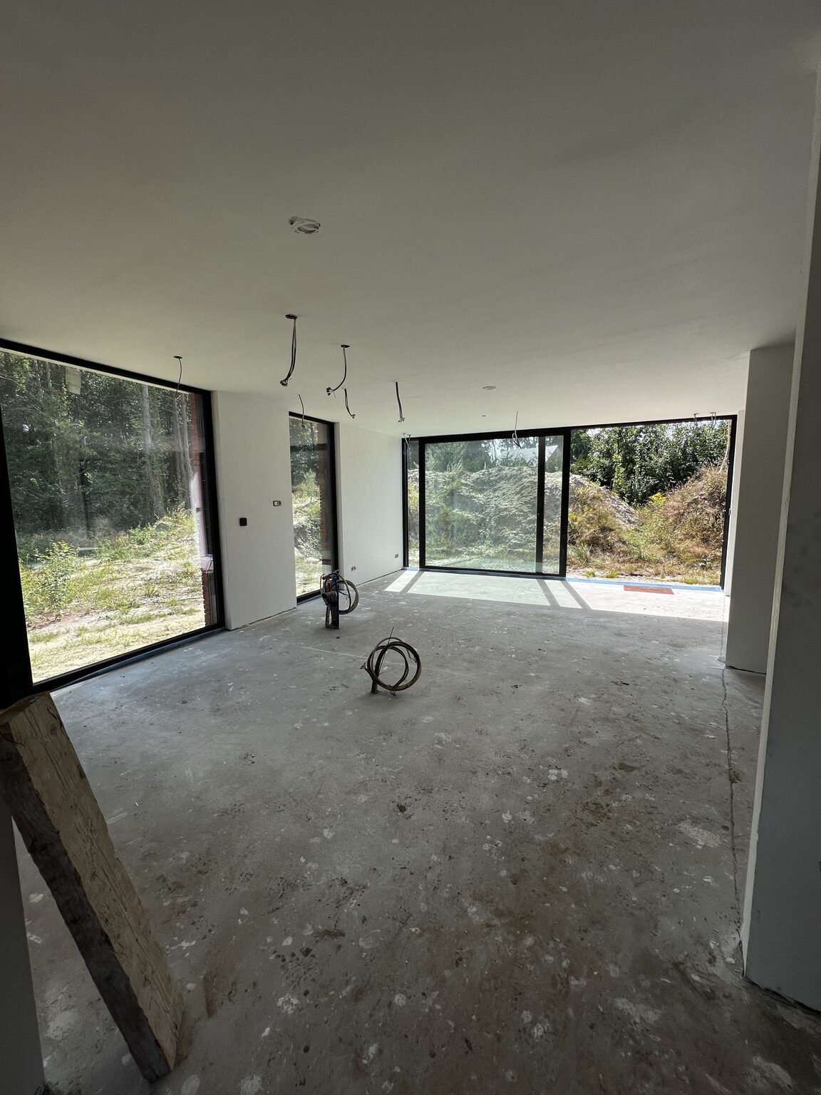 Nieuwbouwvilla in Schilde klaar voor de droogfase